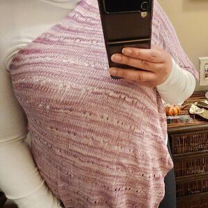 Bebe Vintage Silk Y2K Poncho (One Size)